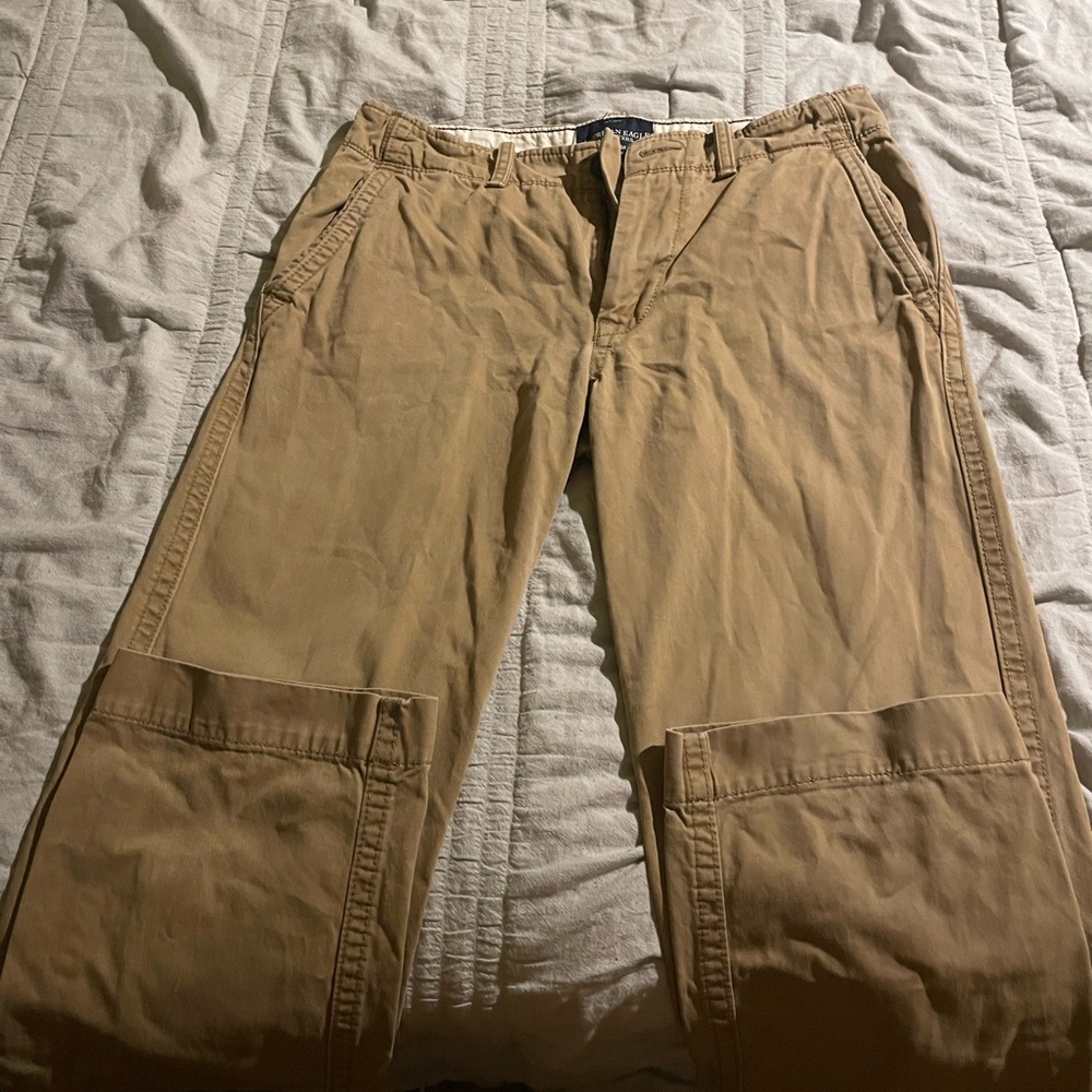American Eagle Relaxed Straight Khakis